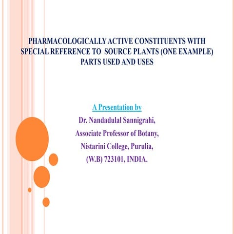 Pharmacologically active constituents.pdf