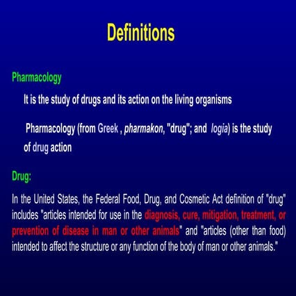Pharmacology | PPT