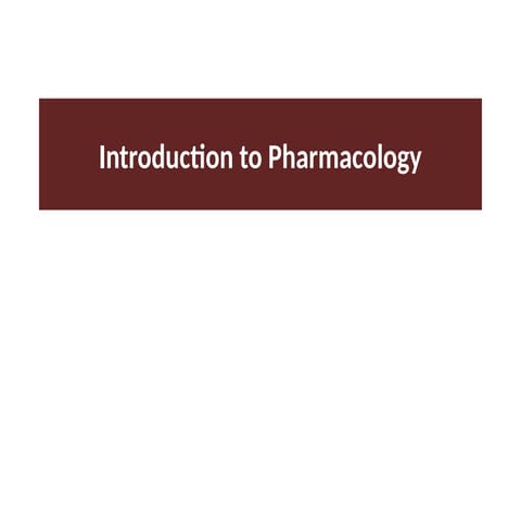 Pharmacology Basic Terminologies Presentation.pptx