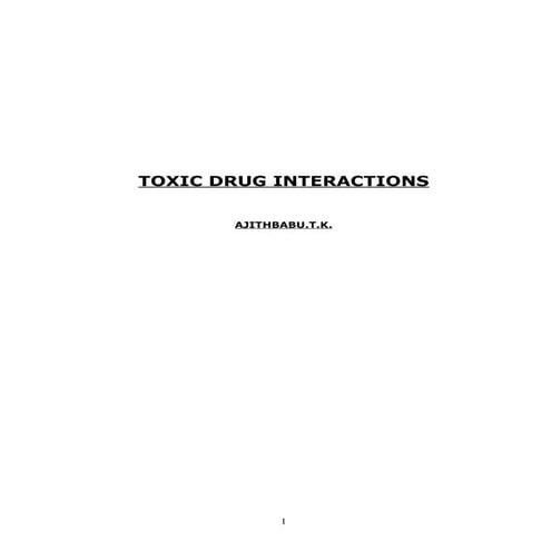 Pharmacology drug interaction hand book f