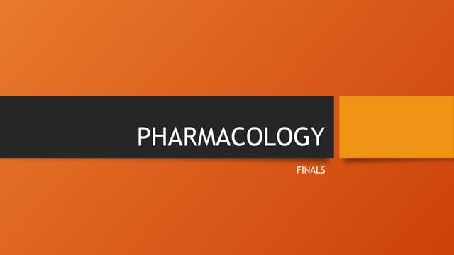PHARMACOLOGYhhgjiiuhkouhk9ijjuokhikkijiok