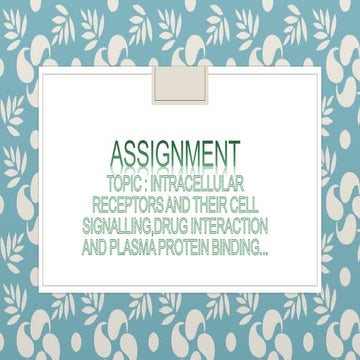 intracellular receptors
