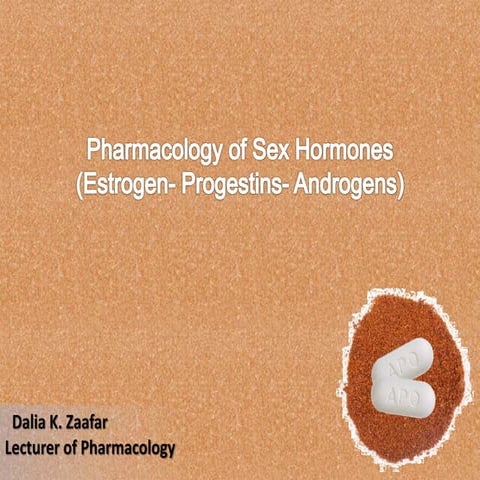 Pharmacology of sex hormons