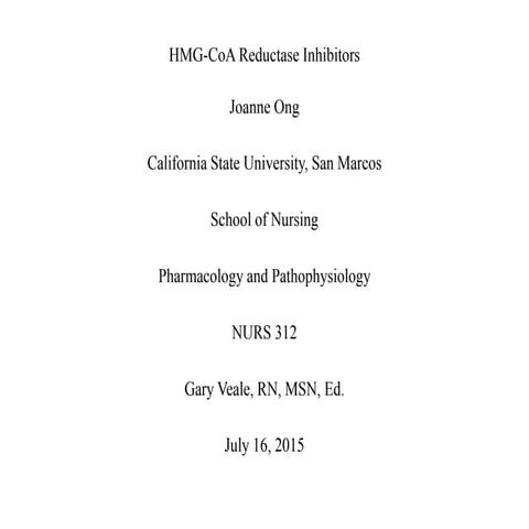 Pharmacology teaching project final