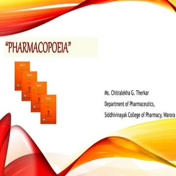 Indian Pharmacopoeia, BP, USP and Extra Pharmacopoeias