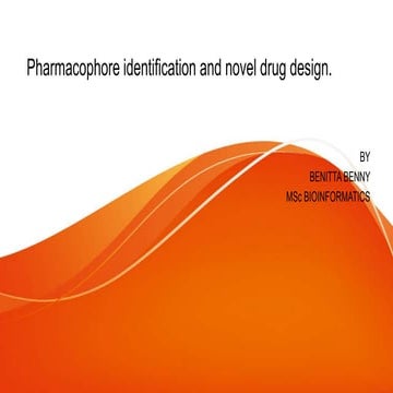Pharmacophore identification and novel drug design