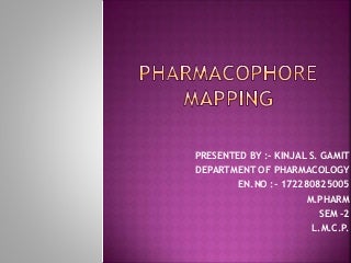 Pharmacophore mapping 
