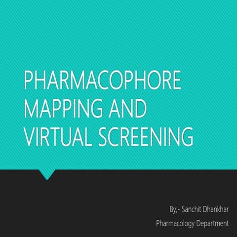 Pharmacophore mapping and virtual screening