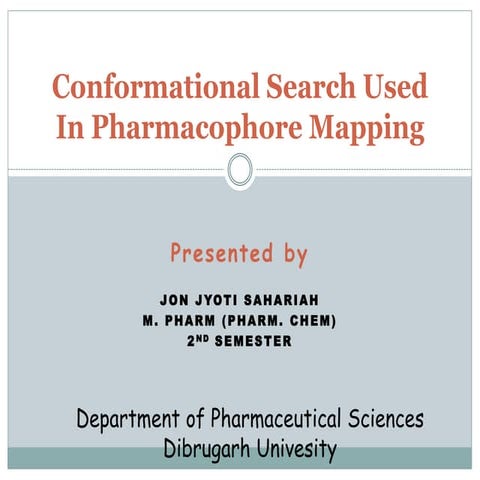 Pharmacophore mapping joon