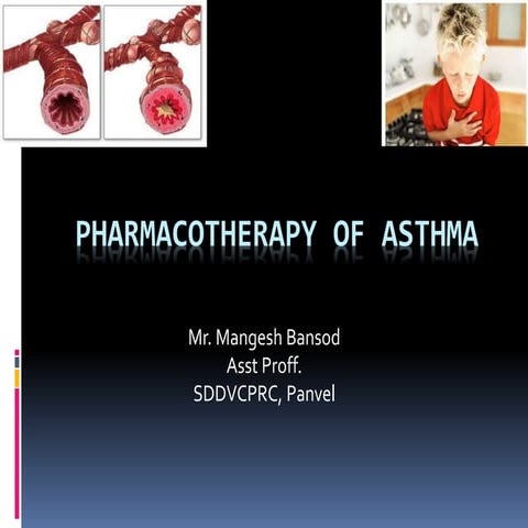 Anti asthmatic drugs with classification. | PPTX