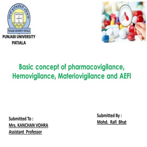 Pharmacovigilance