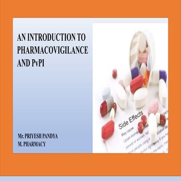 Pharmacovigilance