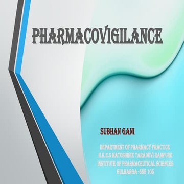 Pharmacovigilance pv role of pharmacy.pptx
