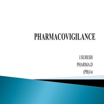 Pharmacovigilance  suresh