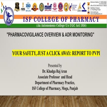 Pharmacovigilance and ADR Reporting.pptx