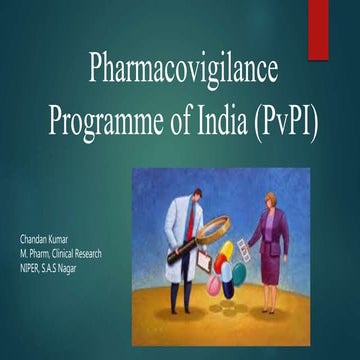 Pharmacovigilance programme of india