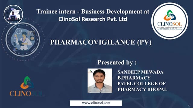 PHARMACOVIGILANCE (PV)