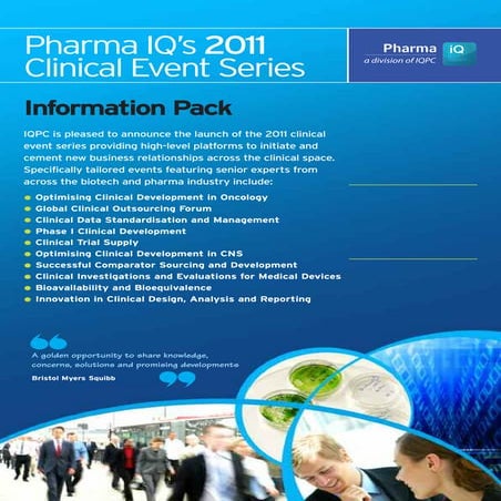 Pharma IQ - Clinical Series 2011