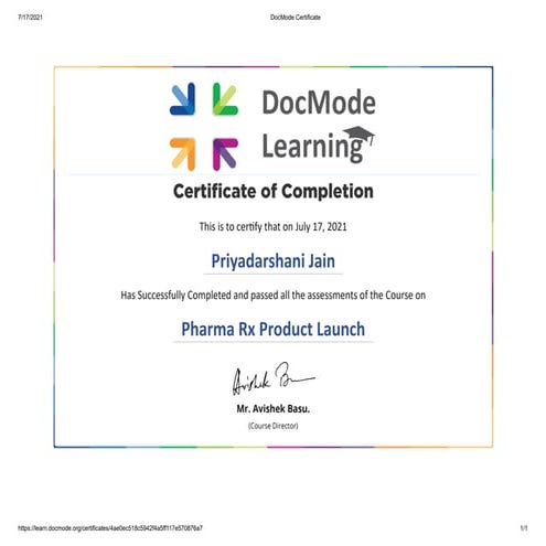 Pharma RX Product Launch