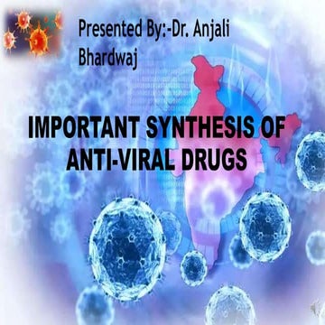 Important Synthesis of  Antiviral Drugs