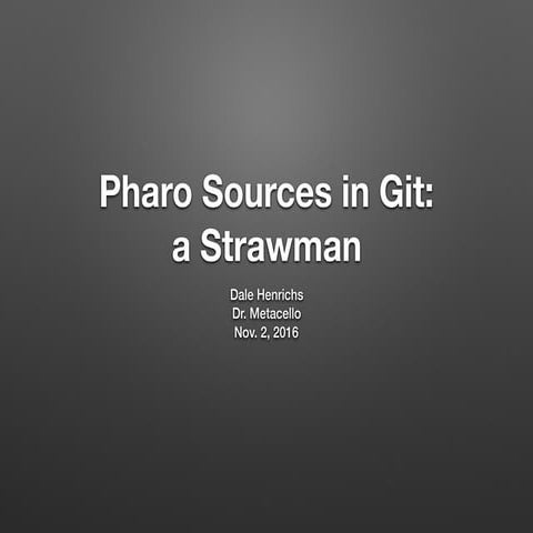 Pharo GitLab Example: This is a simple Pharo Smalltalk pipeline example ...