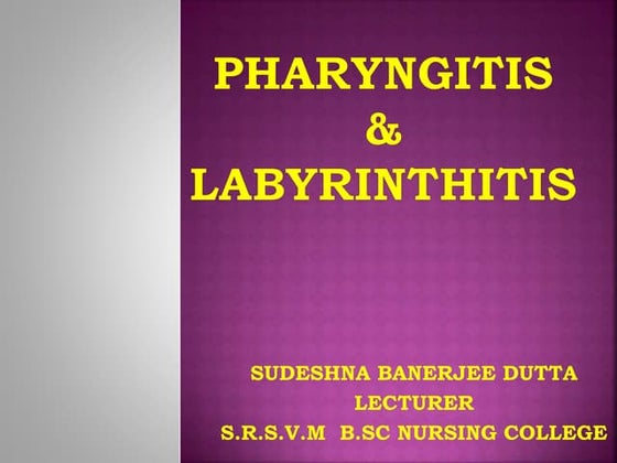 Labrinthitis | PPT