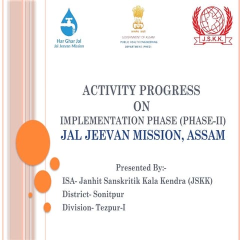 Progress Report on Phase-II Implementation of Jal Jeevan Mission in ...
