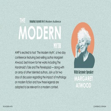 The Modern Myth Conference Presentation and Materials