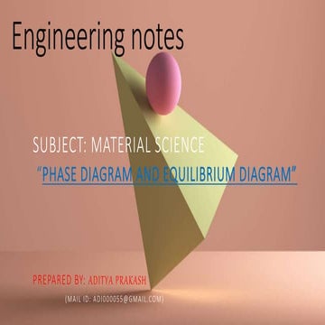 Phase diagram and equilibrium diagram