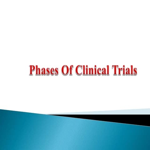Phase I Clinical Trials