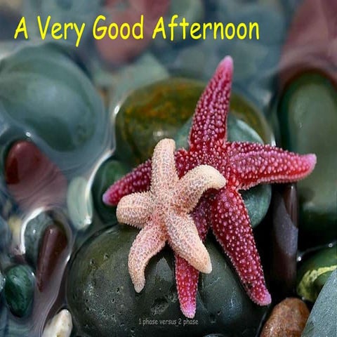 Phase I versus phase II