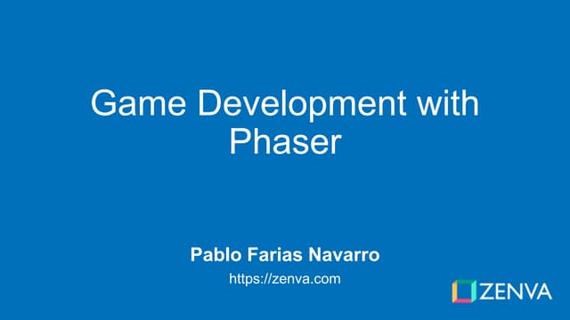 Teacher Training Workshop  - Game Development with Phaser