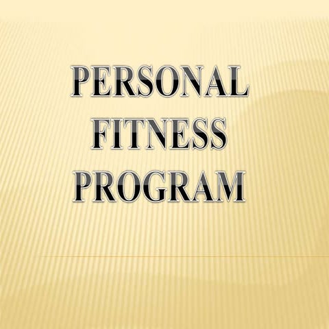 Phases of Physical Fitness