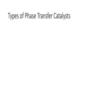 PHASE TRANSFER CATALYSIS [PTC] | PPTX