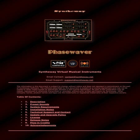 Phasewaver VST VST3 Audio Unit Polyphonic Phase Distortion Synthesizer: Leads...
