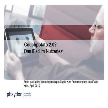 Couchpotato 2.0? Das iPad im Nutzertest
