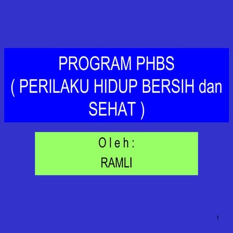 Phbs ramli