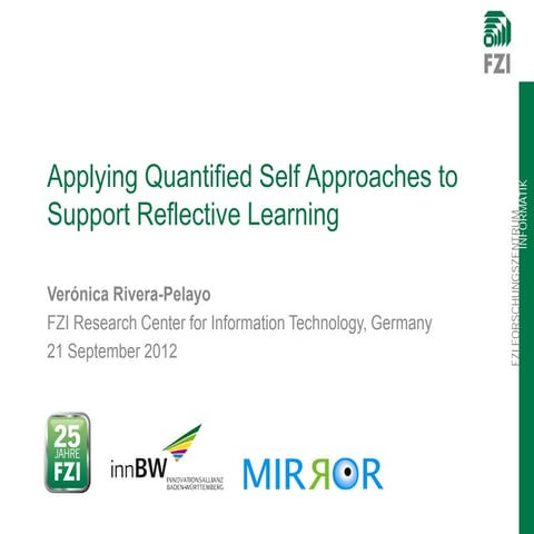Doctoral Consortium: Applying Quantified Self Approaches to Support Reflectiv...