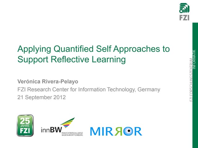 Doctoral Consortium: Applying Quantified Self Approaches to Support Reflectiv...