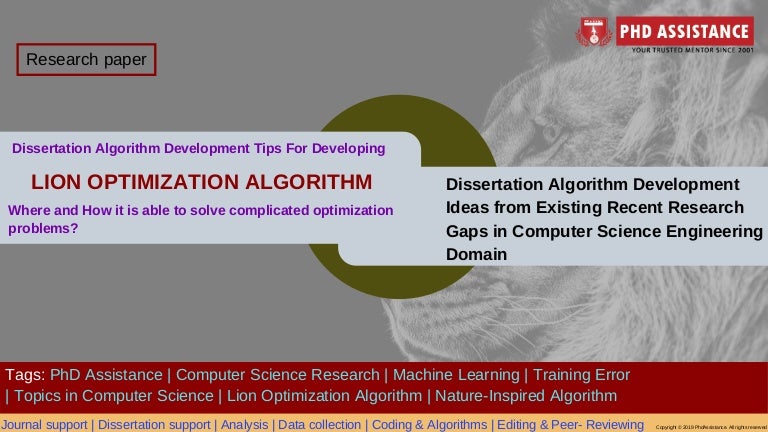 Phd thesis algorithms