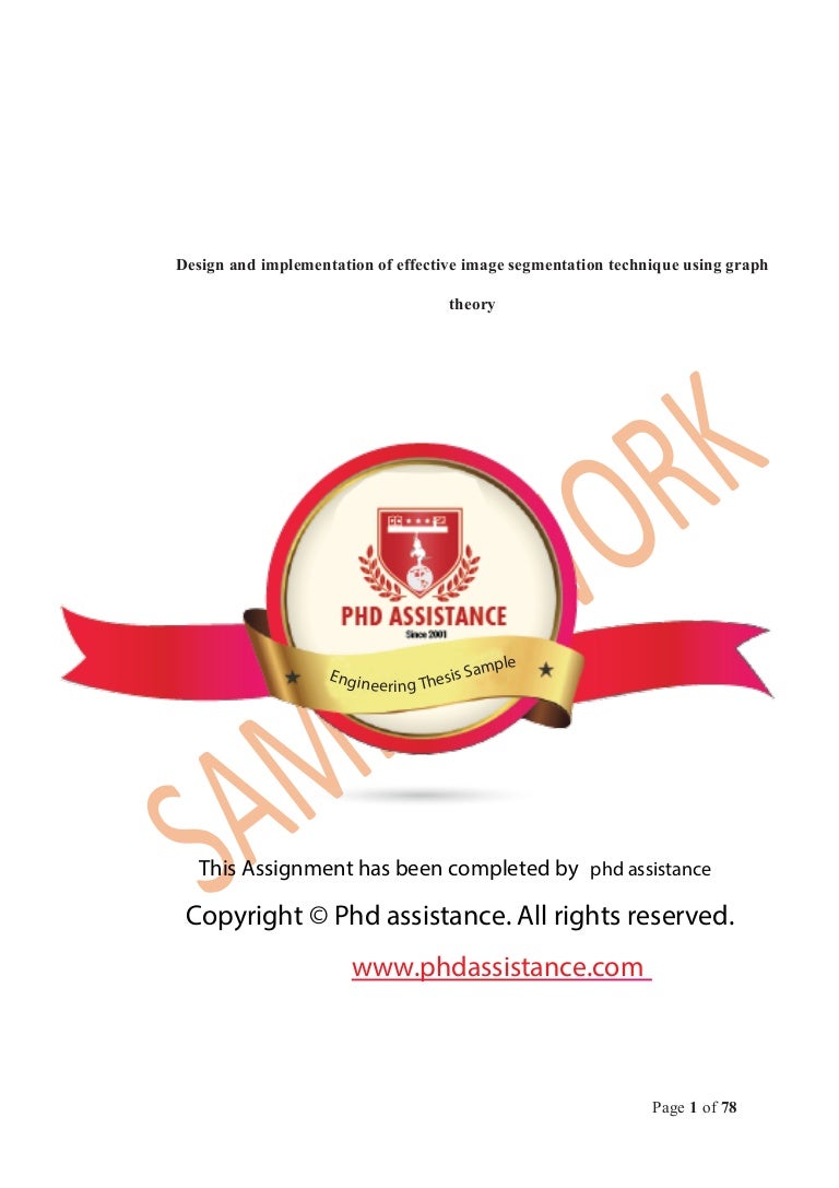 Phd thesis work