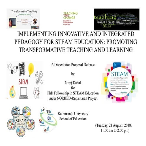 PhD fellowship Proposal Under STEAM Education Defended by Niroj Dahal