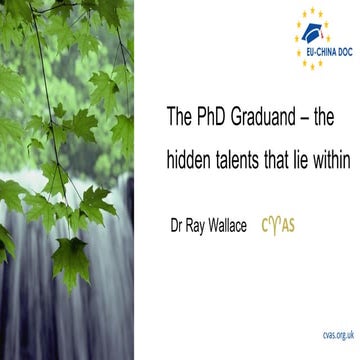 PhD Graduand