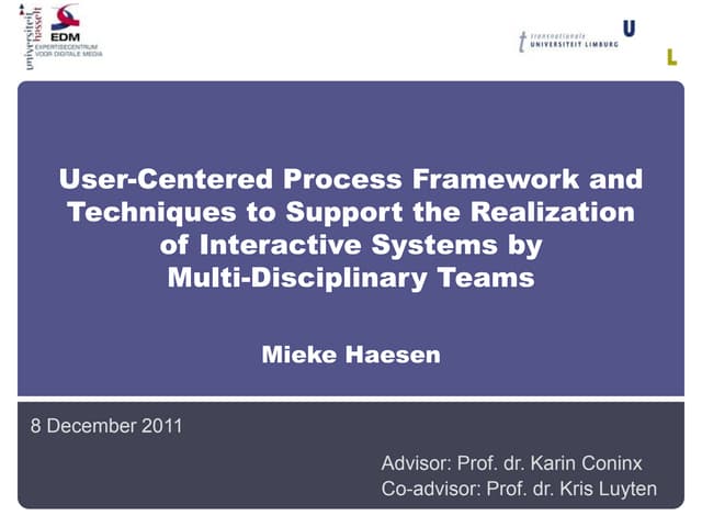 Slides of my PhD presentation