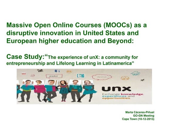 MOOCS and Beyond