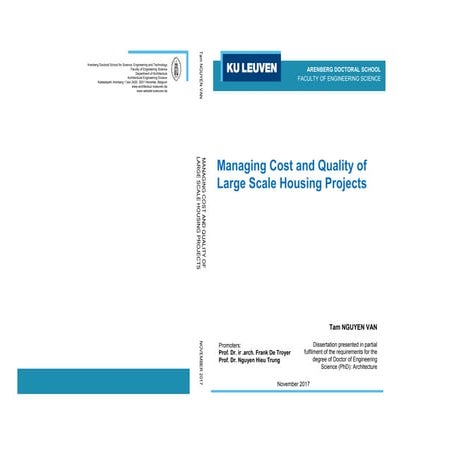 Phd thesis Sustainable architectural engineering