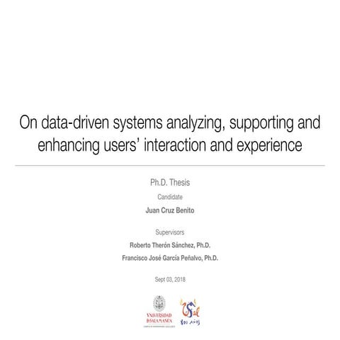 On data-driven systems analyzing, supporting and enhancing users’ interaction...
