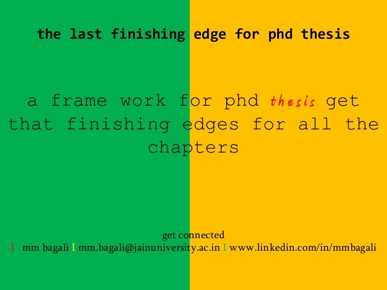 Phd thesis on pll