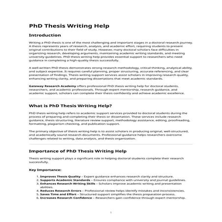 Common Challenges Faced by Students and How Thesis Writing Services in ...