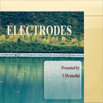 pH electrodes
